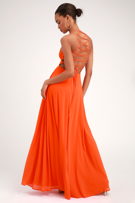 Red Hipster Prom Dress